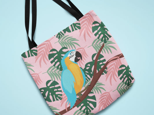 Macaw Durable Fabric Tote Bag - Birbtown