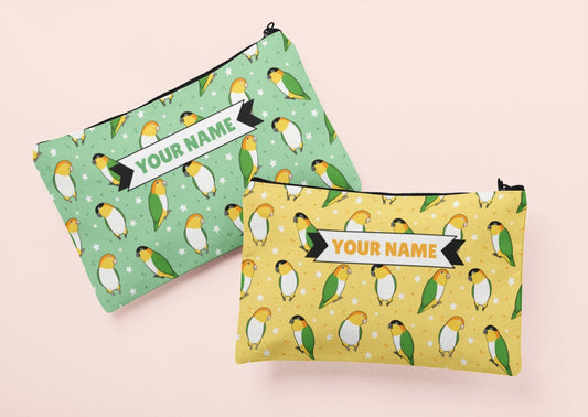 Personalized Caique Accessory Pouch - Birbtown