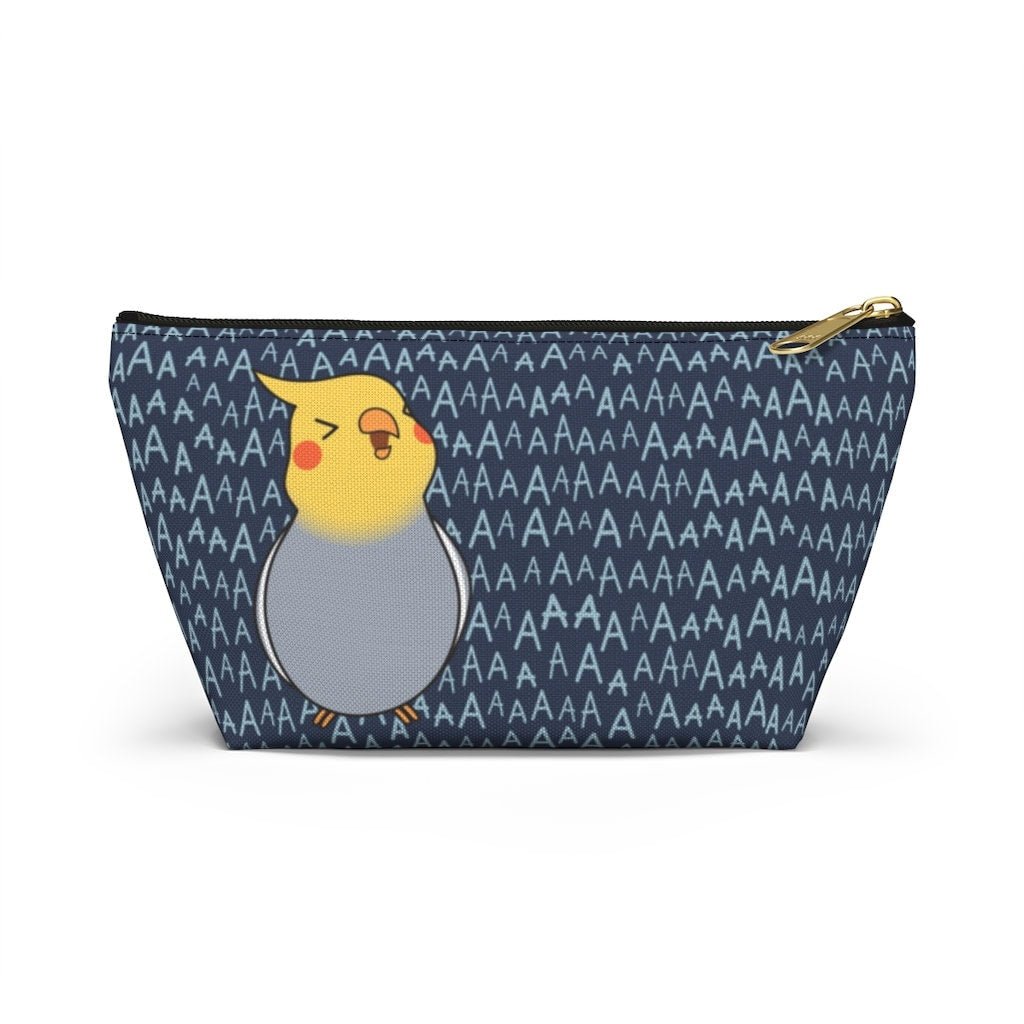Screaming Cockatiel Accessory Pouch with T-Bottom - Birbtown