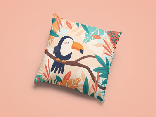 Toucan Pillow Cover - Birbtown